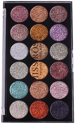 

miss rose Professional Make Up 18-Color Glitter 7001-083M02 32 g(Multicolor)