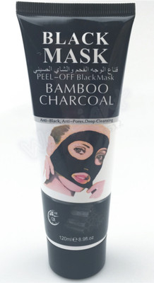 

DISAAR 120ml/Tube Strong Suction Blackhead Charcoal Mask for Deep Cleansing Purifying Peel Acne Face Black Head Masks(120 ml)