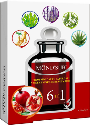 

Mondsub Pomegranate + Sheep Placenta Facial Mask(120 g)