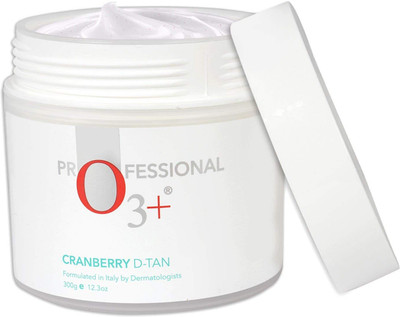 

O3+ Cranberry D Tan with Natural Extracts for Tan Removal, Sun Damage Protection and Skin Whitening - For Oily Skin(300 g)