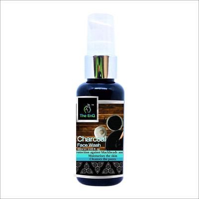 

The EnQ Charcoal Face wash for Oil Control And Pollution Defence, SLS & Paraben Free - 60ml e / 2.03 fl. oz Face Wash(60 ml)