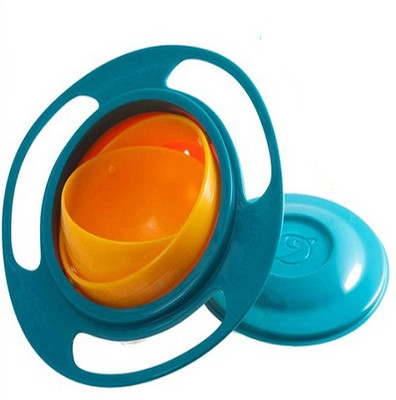 

Baybee Feeding Bowl with 360Â° rotation - Plastic(Multicolor)
