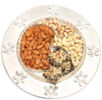 

Ghasitaram Gifts Dryfruits hamper-Om almonds, pistachios, cashews,brittles Combo(5)