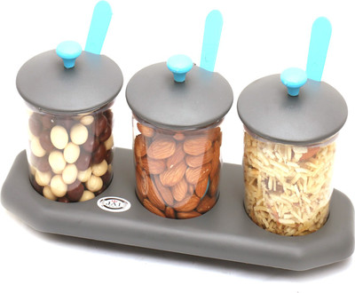 

Ghasitaram Gifts Dryfruits hamper-Rio Set of 3 Almonds, Nutties and Namkeen Box Combo(6)