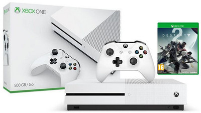 

Microsoft Xbox One S 500 GB with Destiny 2(White)