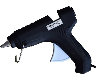 FADMAN BLACK GLUE GUN 40 WATT HOT MELT GLUE GUN WITH ADHESIVE HOT GLUE STICKS Standard Temperature Corded Glue Gun(11 mm)