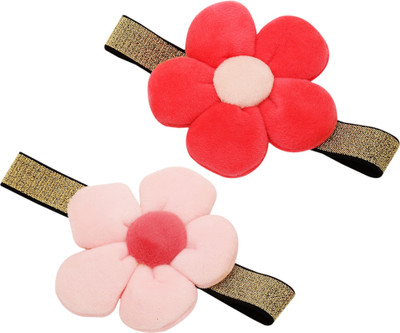 

Sanjog Pink&Dark Pink Flower Streached Hair Band for 3 to 10 Year Girls Hair Band(Pink)