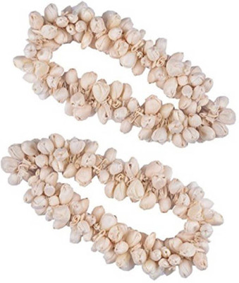 

Bueno Hair Accessories For Girls Wedding Gajra (Veni) For Easy Hair Styling, Set Of 2 Hair Accessory Set(White)