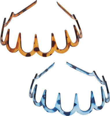 

Sanjog Maroon&Blue Zig-Zag Hair band For Women/Girls-Pack of 2 Hair Band(Blue)