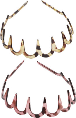 

Sanjog Maroon&Yellow Zig-Zag Hair band For Women/Girls-Pack of 2 Hair Band(Yellow)