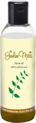 

Geeleemitti Neem Oil Cold Pressed Neem Oil for Hair & Skin Hair Oil(50 ml)