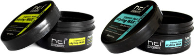 

hti experts Organic hair styling Wax Ultra Strong and Extra Shine Finish (100+100g) Wax(200 g)
