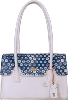 

Holii Shoulder Bag(White, Blue), Blue;white