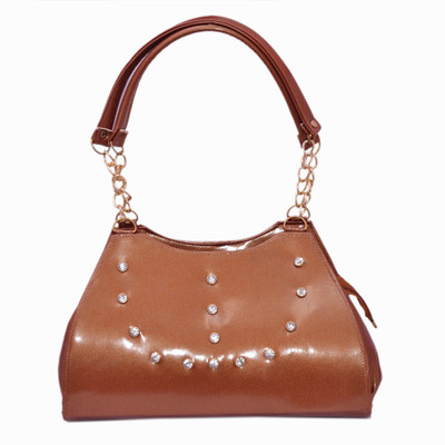 

azeez Hand-held Bag(Brown)