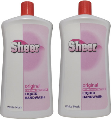 

Sheer Hand Wash White Musk 2X 900ml(1800 ml, Bottle, Pack of 2)