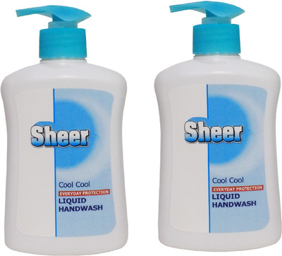 

Sheer Hand Wash Cool Cool 2x200ml(400 ml, Pump Dispenser, Pack of 2)