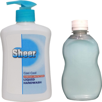 

Sheer Hand Wash Cool Cool 200ml +200ml Refill Extra(400 ml, Pump Dispenser, Pack of 2)