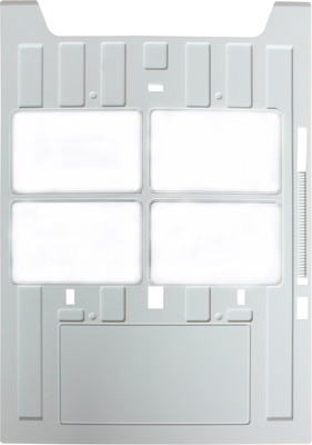 

VMS PVC Card ID Card Tray for Epson L-800/L-805/L810/R-260/R-280/R290/T-50/T-60/P-50 (White for 4 Slots for ID Cards) only Tray Single Color Ink Toner(Grey)
