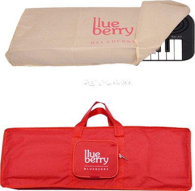 BLUEBERRY Dust Cover Bag Suitable For Casio Sa 47 Keyboard With Red Keyboard Bag