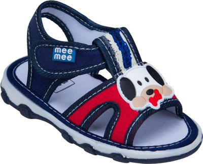 

MeeMee Boys Velcro Flats(Blue, Navy
