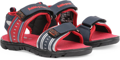 

Bubblegummers Boys Velcro Flats(Red