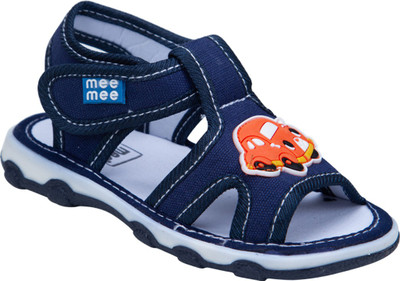 

MeeMee Boys Velcro Flats(Blue, Navy
