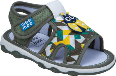 

MeeMee Boys Velcro Flats(Green