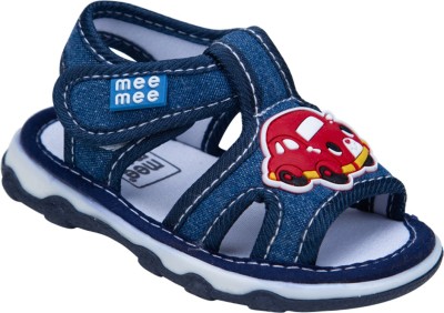 

MeeMee Boys Velcro Flats(Blue