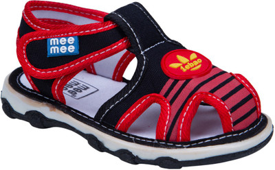 

MeeMee Girls Velcro Flats(Red