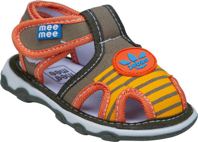 

MeeMee Girls Velcro Flats(Orange