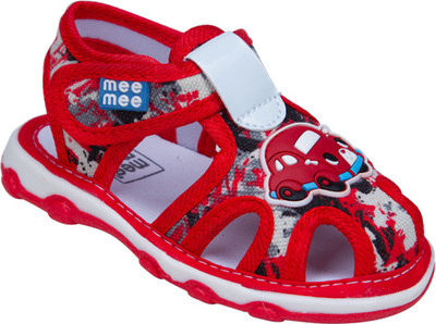 

MeeMee Girls Velcro Flats(Red