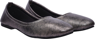 

Jade Girls Slip on Ballerinas(Gold, D7-gold