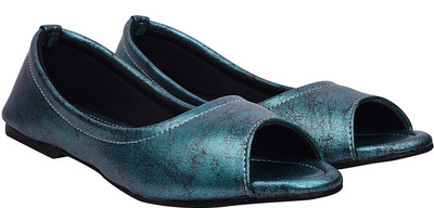 

Jade Girls Slip on Ballerinas(Green, D8-green