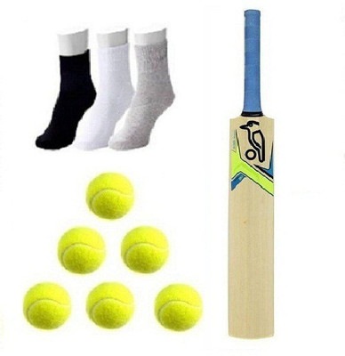 

KOOKABURA SRS TANNIS PW BAT COMBO (BAT+6BALL+3NIKE SOCKS) Cricket Kit