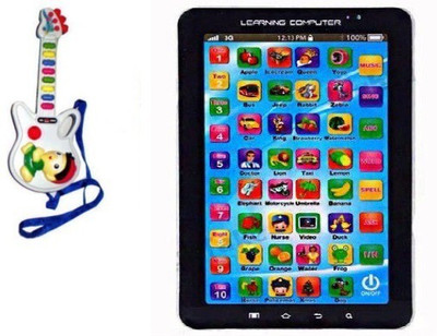 

Shop & Shoppee P1000 - Educational Learning Tablet Computer with Musical button Guitar(Multicolor)