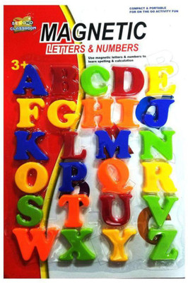 

Gencliq TOY Magnetic Alphabets Learning Toy for Kids(Multicolor)