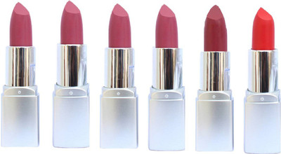 

Gabbu Matte Multi Crayon Combo(pink, rose pink, orange, peach, radish pink, light pink)