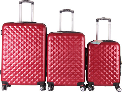 

CARRY TRIP Cabin Suitcase, Check-in Suitcase, Suitcase Combo(Red)