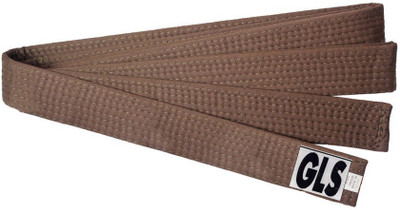 

GLS Premium Judo Karate Taekwando Martial Art Free Size Cotton Belt - Brown Martial Art Uniform