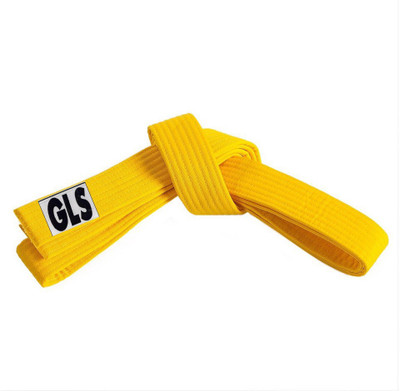 

GLS Premium Judo Karate Taekwando Martial Art Free Size Cotton Belt - Yellow Martial Art Uniform