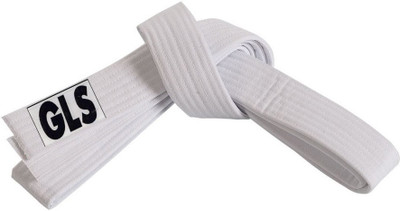 

GLS Premium Judo Karate Taekwando Martial Art Free Size Cotton Belt - White Martial Art Uniform
