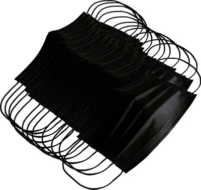 AutoKraftZ Disposable Anti Pollution Mask Black DPMB ST12_011 Mask