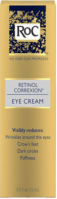 

RoC Retinol Correxion Anti-Aging Eye Cream Treatment for Wrinkles, Crows Feet, Dark Circles, and Puffiness .5 fl. oz(15 ml)