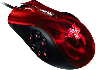 

Razer Naga Hex MOBA PC Gaming Mouse - Red Wired Optical Gaming Mouse(USB 3.0, Red)