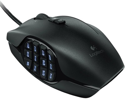 

Logitech G600 MMO Gaming Mouse, RGB Backlit, 20 Programmable Buttons Wired Optical Gaming Mouse(USB 3.0, Black)