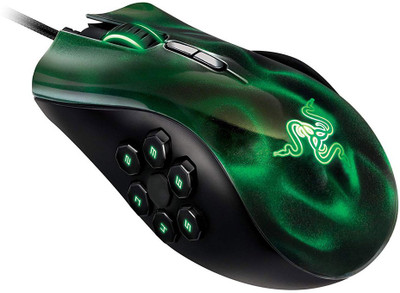 

Razer Naga Hex MOBA PC Gaming Mouse - Green Wired Optical Gaming Mouse(USB 3.0, Green)