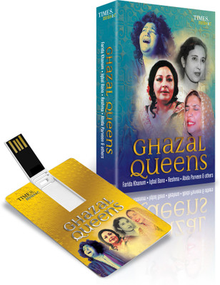 

MUSIC CARD GHAZAL QUEENS Pendrive Standard Edition(Hindi - Farida Khanum, Iqbal Bano, Reshma, Abida Parveen, Noorjehan, Munni Begum), Nayyara Noor, Naheed Niyazi, Gul Bahar Bano, Tina Sani, Mulika Pukhraj, Shahida Parveen)