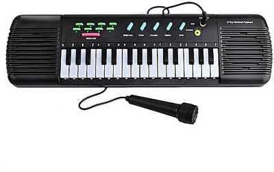 

Sanyal Generic 31 Key Electronic Keyboard Piano with Microphone Musical Toy – Black – 1 Pcs Set(Multicolor)
