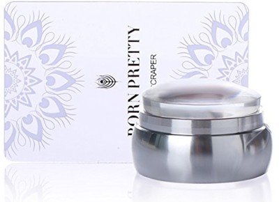 

Born Pretty Clear Silicone Nail Stamper with Scraper. Jelly Nail Stamper Manicure Stamp Template Tools. (Silver)(SILVER)