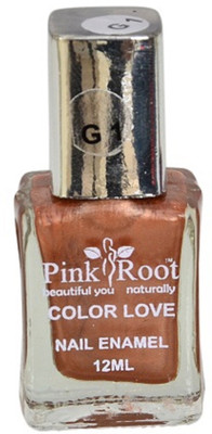 

Pink Root GLOSSY NAIL PAINTS G-NO.1 LIGHT BROWN